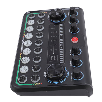 Condenser Mic Live Sound Card Kit Podcast Microfon Bundle ABS Für Das Rundfunk