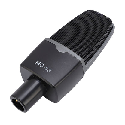 Condenser Mic Live Sound Card Kit Podcast Microfon Bundle ABS Für Das Rundfunk