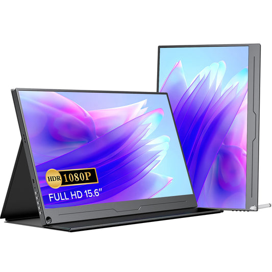 Portable Monitore Tragbarer 15,6 Zoll 1080P Full HD Screen Usb-C/Type-C HDMI DE